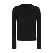 Zwarte Sweaters voor Mannen Roberto Collina , Black , Dames