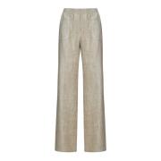 Elegante Broek Alysi , Beige , Dames