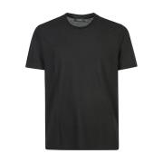 Zwarte T-shirts en Polos Zanone , Black , Heren