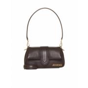 Bruin Leren Schoudertas Jacquemus , Brown , Dames