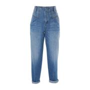 Relaxed Denim Jeans Kocca , Blue , Dames