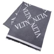 Pre-owned Wool scarves Valentino Vintage , Gray , Heren