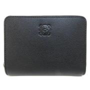 Pre-owned Leather home-office Loewe Pre-owned , Black , Dames