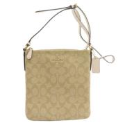 Pre-owned Plastic shoulder-bags Coach Pre-owned , Beige , Dames