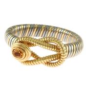 Pre-owned Yellow Gold bracelets Cartier Vintage , White , Dames