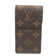 Pre-owned Canvas home-office Louis Vuitton Vintage , Brown , Dames