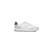 Iconische Retro Runner Schoenen Collectie Calvin Klein , White , Heren