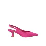 Puntige Neus Hak Schoen Gesp Sluiting Alma EN Pena , Pink , Dames