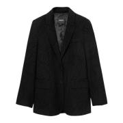 Dames Blazer Herfst/Winter Collectie Desigual , Black , Dames