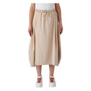 Midi Skirts Gran Sasso , Beige , Dames