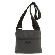 Pre-owned Plastic shoulder-bags Gucci Vintage , Black , Dames