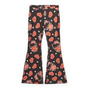 Wijd Uitlopende Elastische Taille Zwarte Broek Soulland , Multicolor ,...