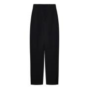 Zwarte Lana Broek Aw24 Jil Sander , Black , Heren