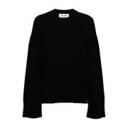 Round-neck Knitwear The Attico , Black , Dames