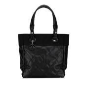 Pre-owned Leather chanel-bags Chanel Vintage , Black , Dames