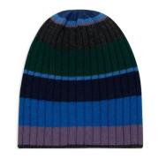 Gestreepte Blauwe Beanie Muts Gallo , Multicolor , Unisex