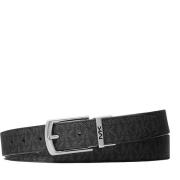 Zwarte leren riem met gesp Michael Kors , Black , Heren