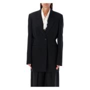 Stijlvolle Beckett Blazer Zwart Khaite , Black , Dames