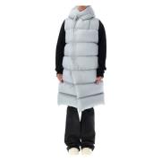 Lichtblauwe Puffer Buitenkleding Aw24 Rick Owens , Blue , Dames