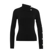 Trui met knopen Liu Jo , Black , Dames