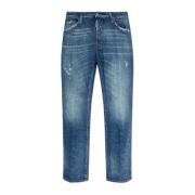 Jeans Roadie Dsquared2 , Blue , Heren