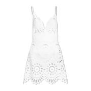 Opengewerkte jurk Dolce & Gabbana , White , Dames