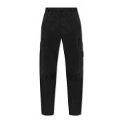 Broek met zakken Stone Island , Black , Heren