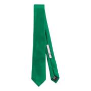 Zijden Stropdas Effen Kleur Cravat Corsinelabedoli , Green , Heren