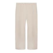 Elegante broek van zacht vallende stof Fiorella Rubino , Beige , Dames