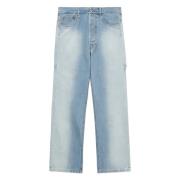 Blauwe Back Slash Jeans Random Identities , Blue , Heren