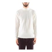 Turtleneck Jumpers in Extrafijne Wol Corsinelabedoli , White , Heren