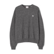 Lichtgrijze Crew Neck Sweater Danton , Gray , Heren