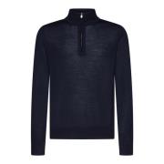 Stijlvolle Sweaters in Wit/Blauw Piacenza 1733 , Blue , Heren