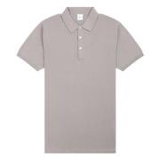 Grijze Mod.40 Polo Shirt Katoen Aspesi , Gray , Heren