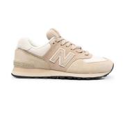 Beige/Off White Sneakers Logo Rubberen zool New Balance , Beige , Here...