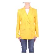 Dubbelrij Blazer Liu Jo , Yellow , Dames