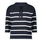 Hoognek sweatshirt met stijlvolle strepen Betty Barclay , Blue , Dames