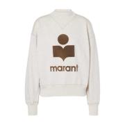 Moby Sweatshirt met Logodetail Isabel Marant Étoile , Multicolor , Dam...