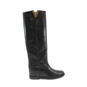 High Boots Via Roma 15 , Black , Dames