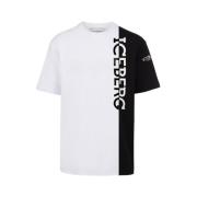 Korte Mouw Katoenen Jersey T-shirt Iceberg , White , Heren