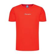 Korte Mouw T-shirt Champion , Red , Heren