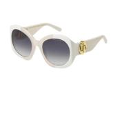 Moderne Oversized Zonnebril See Through J Marc Jacobs , White , Dames