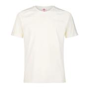 Korte Mouw T-shirt Kappa , White , Dames