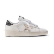 Wit Goud Antraciet Stardan Sneakers Golden Goose , White , Dames