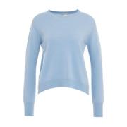 Blauwe Gebreide Trui Aw24 MVM , Blue , Dames