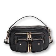 Helena Puffed Crossbody Tas Núnoo , Black , Dames