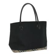 Pre-owned Nylon totes Burberry Vintage , Black , Dames