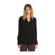 Elegante Nicole Damesblouse in Viscose Mason's , Black , Dames