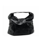 Zwarte Maxi Shopper met Plooien Vic Matié , Black , Dames