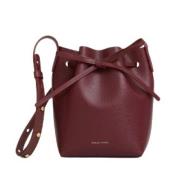 Mini Bucket Claret Handtas Mansur Gavriel , Red , Dames